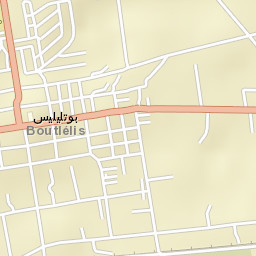 Bou Tlelis Street Map