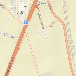 Shahr-e-Rey Street Map