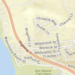 Leimert California Street Map