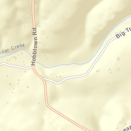 Hobbtown Arkansas Street Map