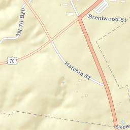 1106-1138 Anderson Avenue, Brownsville, TN Street Map