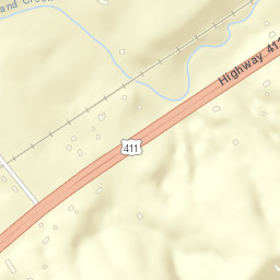 Kincaid Tennessee Street Map