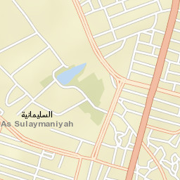 As Sulaymānīyah Street Map