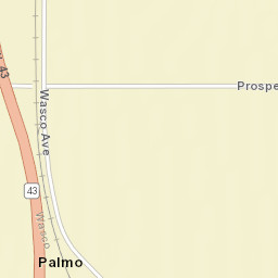 Palmo California Street Map