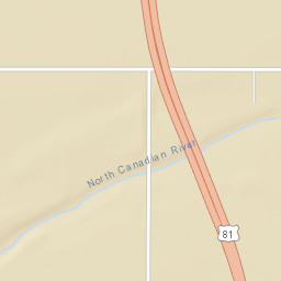 2914-3302 Old Highway 81, El Reno, OK Street Map
