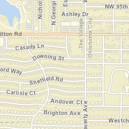 9608 Georgia Ave The Village OK Street Map