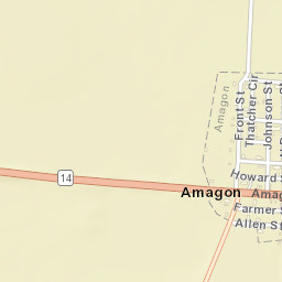 Amagon Arkansas Street Map