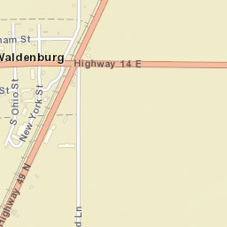 Waldenburg Arkansas Street Map