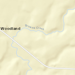 Woodland Tennessee Street Map