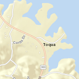 Toqua Tennessee Street Map