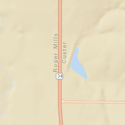 Highway 34, Hammon, OK 73650, USA Street Map