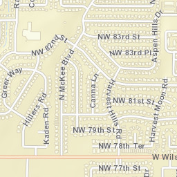 8102 NW 83rd Pl Oklahoma City Street Map