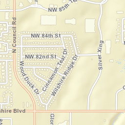 8582-8620 N Council Rd, Oklahoma City, OK Street Map