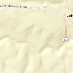 Leighton Tennessee Street Map