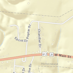 1030-1098 Smith Avenue, Hohenwald, TN Street Map