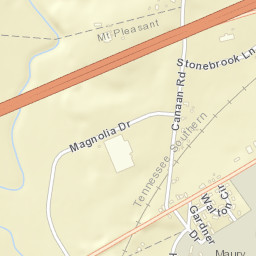 Ridley Tennessee Street Map