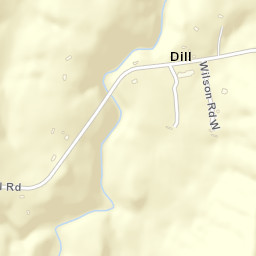 Dill Tennessee Street Map