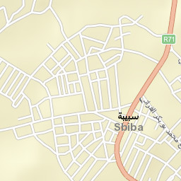 Sbiba Street Map