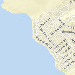 Marine Terrace California Street Map