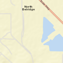 North Belridge California Street Map