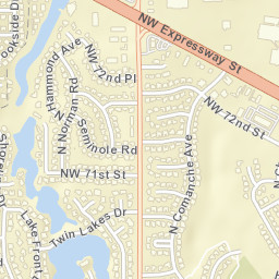 6967-6999 Lake Front Drive Warr Acres OK Street Map