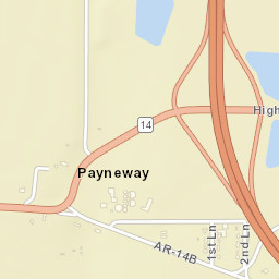Payneway Arkansas Street Map