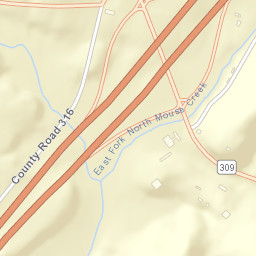 Acme Mill Tennessee Street Map