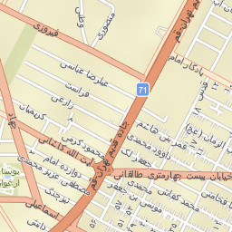 Baghershahr Street Map