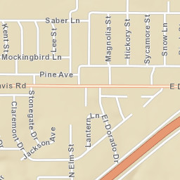 1008 El Dorado Street Weatherford Street Map