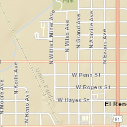 620 N Admire Ave El Reno OK 7303 Street Map