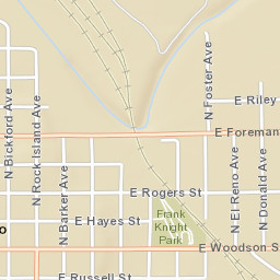 101-105 South Bickford Avenue El Reno OK Street Map