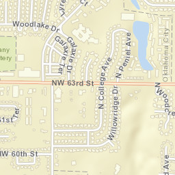 6615 N Peniel Ave Oklahoma City Street Map