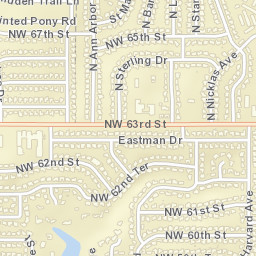 4729 Eastman Drive, Oklahoma City, OK Street Map