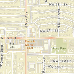 6605 N Ross Ave Oklahoma City OK Street Map