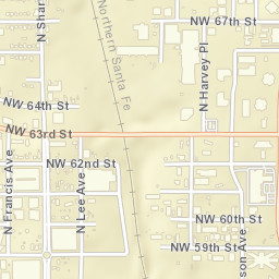 201-229 NW 60th St Oklahoma City Street Map