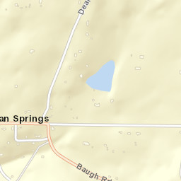 Dean Springs Arkansas Street Map