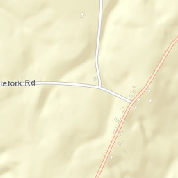 Middle Fork Tennessee Street Map