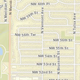 4213-4217 NW 52nd St Oklahoma City Street Map