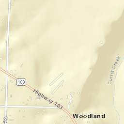 Woodland Arkansas Street Map