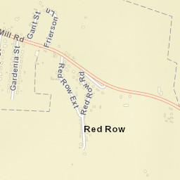 Red Row Tennessee Street Map