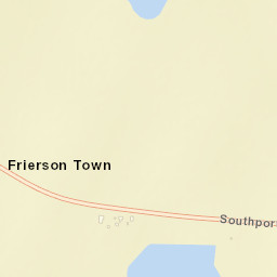 Frierson Town Tennessee Street Map
