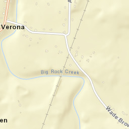Verona Tennessee Street Map