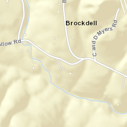 Brockdell Tennessee Street Map