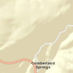 Cumberland Spring Tennessee Street Map