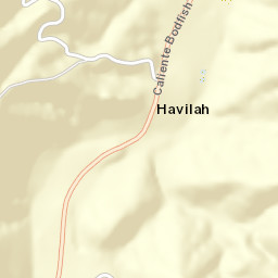 Havilah California Street Map