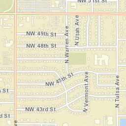 4517 Northwest 43rd Street, Warr Acres Street Map
