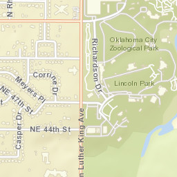 4645-5099 Richardson Drive Oklahoma City Street Map