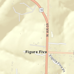 Figure Five Arkansas Street Map