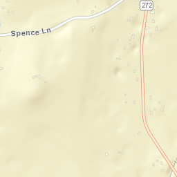 Cowden Tennessee Street Map