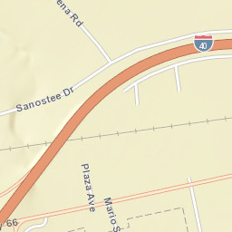 Gallup, NM, USA Street Map
